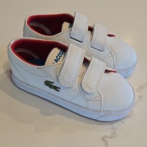 Lacoste Kids White Sneakers
